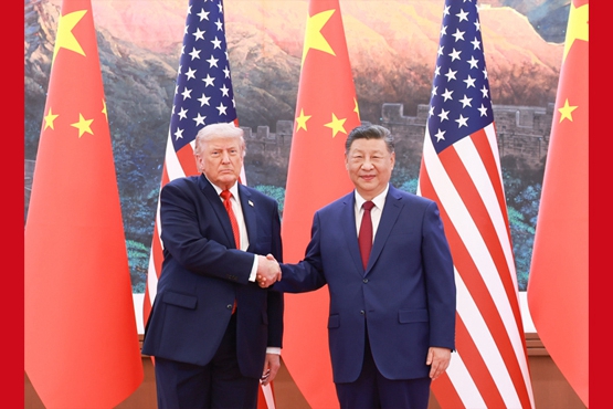 习近平同美国总统特朗普会谈