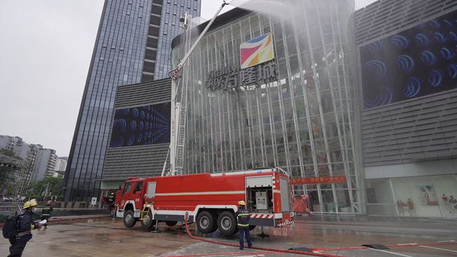 广东河源市消防救援支队开展大型综合体场所“驻训+实训”助推作战训练安全工作
