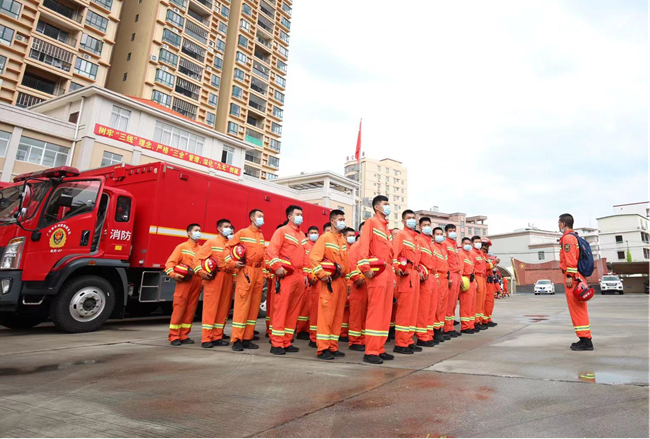 迎戰颱風“馬鞍” 廣東消防實施跨區域前置執勤