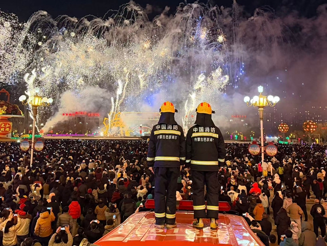内蒙古：“火焰蓝”守护元宵节和复工复产消防安全