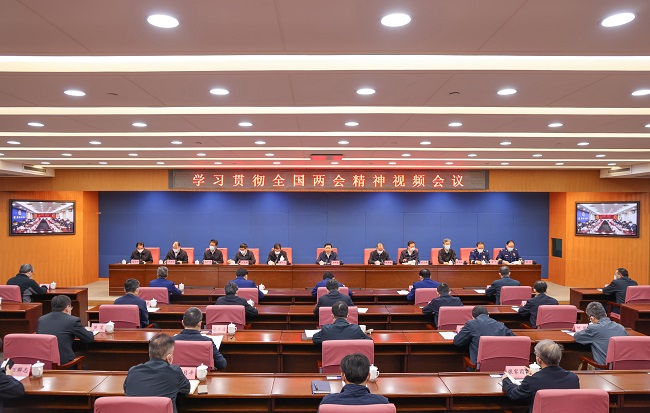 王祥喜在应急管理部学习贯彻全国两会精神视频会议上强调：用习近平总书记重要讲话精神统一思想行动 为新征程开好局起好步营造安全稳定环境