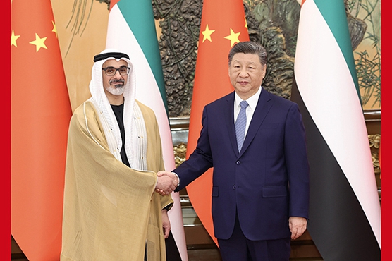 习近平会见阿联酋阿布扎比王储哈立德