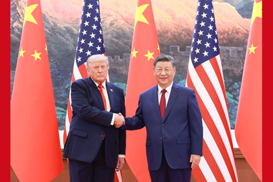 图讯：习近平同美国总统特朗普举行会谈
